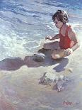 Little Girl on the Beach-Patti Mollica-Giclee Print