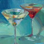 Martini in Aqua-Patti Mollica-Art Print