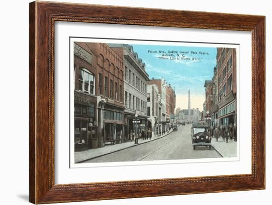 Patton Avenue, Asheville, North Carolina-null-Framed Art Print