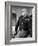 "Patton" by Franklin Schaffner with George C. Scott, 1970 (b/w photo)-null-Framed Photo