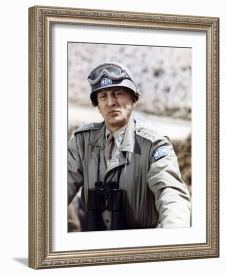 "Patton" by Franklin Schaffner with George C. Scott, 1970 (photo)-null-Framed Photo