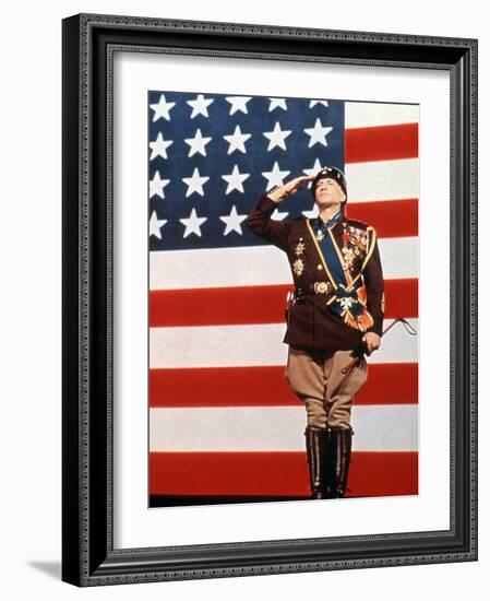 Patton, George C. Scott, 1970-null-Framed Photo