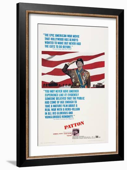 Patton, George C. Scott, 1970-null-Framed Premium Giclee Print