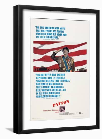 Patton, George C. Scott, 1970-null-Framed Premium Giclee Print