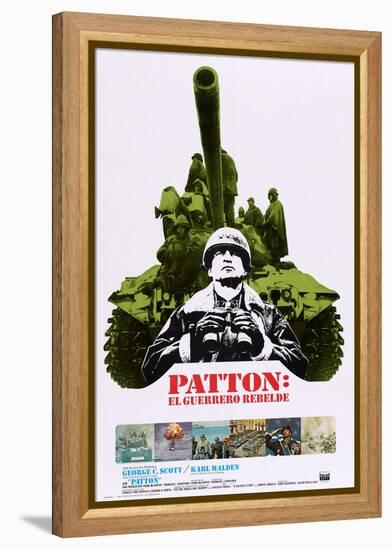 Patton-null-Framed Stretched Canvas