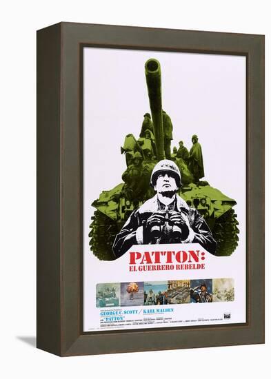 Patton-null-Framed Stretched Canvas