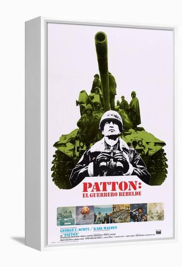 Patton-null-Framed Stretched Canvas