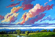 Late Day Clouds over the Divide-Patty Baker-Art Print