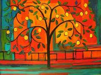 Sunset Oak-Patty Baker-Art Print