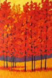 Red Tree Forest-Patty Baker-Art Print
