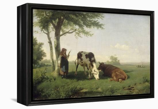 Paturage-Rosa Bonheur-Framed Premier Image Canvas