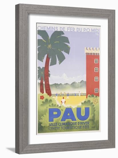 Pau, Circa 1930-Leon Benigni-Framed Giclee Print