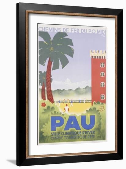 Pau, Circa 1930-Leon Benigni-Framed Giclee Print