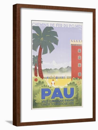 Pau, Circa 1930-Leon Benigni-Framed Giclee Print