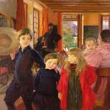 The Artist's Family, 1890 (Oil on Canvas)-Paul Albert Besnard-Giclee Print