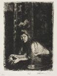Woman with a Crescent Moon Or, the Eclipse, 1888-Albert Besnard-Giclee Print