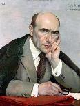 Portrait of Andre Gide (1869-1951) 1924-Paul Albert Laurens-Giclee Print