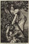 Grape Gathering Near Naples-Paul Alfred De Curzon-Giclee Print