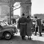 Rock 'n' Roll Dancers on Quays of Paris, River Seine, 1950s-Paul Almasy-Framed Giclee Print