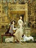 Picking Lilacs-Paul Alphonse Viry-Giclee Print
