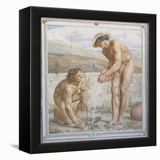 Paul and Apollos-Sir Edward Poynter-Framed Premier Image Canvas