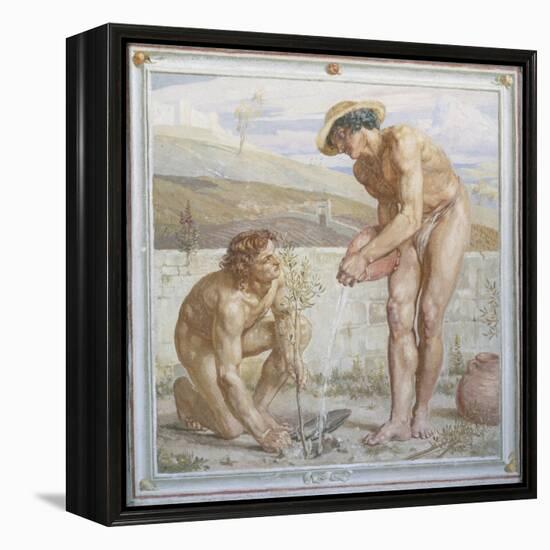 Paul and Apollos-Sir Edward Poynter-Framed Premier Image Canvas