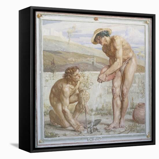 Paul and Apollos-Sir Edward Poynter-Framed Premier Image Canvas