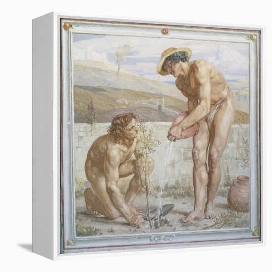 Paul and Apollos-Sir Edward Poynter-Framed Premier Image Canvas