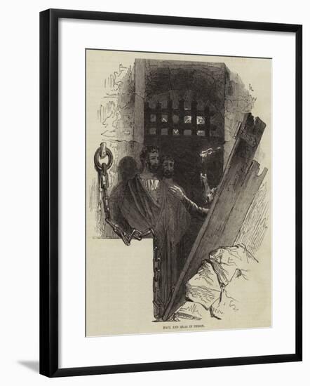 Paul and Silas in Prison-Joseph Kenny Meadows-Framed Giclee Print