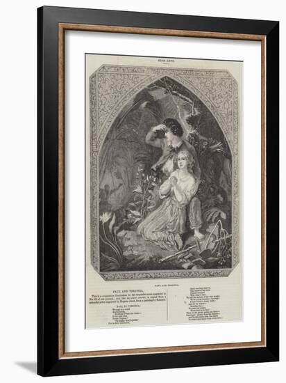 Paul and Virginia-null-Framed Giclee Print