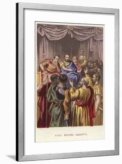 Paul before Agrippa-null-Framed Giclee Print