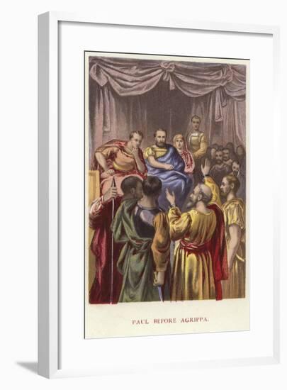 Paul before Agrippa-null-Framed Giclee Print