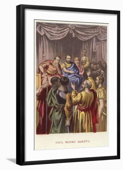 Paul before Agrippa-null-Framed Giclee Print