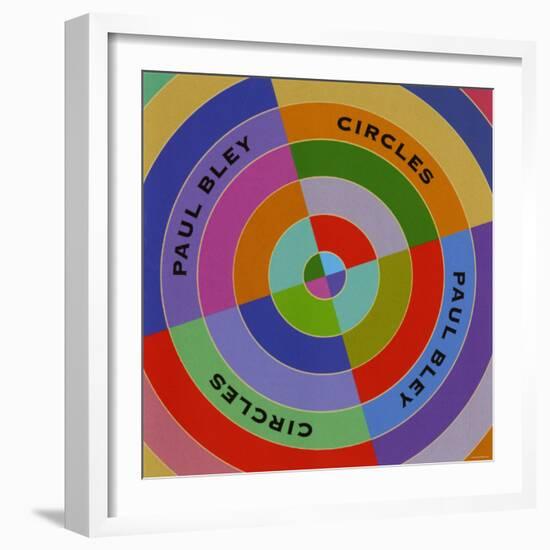 Paul Bley, Circles-null-Framed Art Print