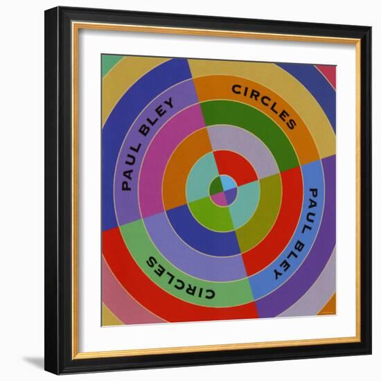 Paul Bley, Circles-null-Framed Art Print