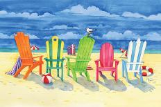 Brighton Chairs-Paul Brent-Framed Art Print