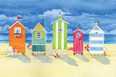 Watercolor Beach Vertical-Paul Brent-Art Print