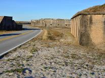 An American Confederate Fort at Santa Rosa Island at Pensacola, Florida.-Paul Briden-Framed Photographic Print