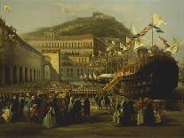 Inauguration of Refitted Dock in Naples, 1854-Paul Brill-Giclee Print