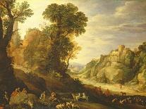 Christ Tempted in the Wilderness, 1626 (Oil on Canvas)-Paul Brill Or Bril-Giclee Print