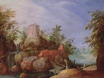 Landscape with Castle and River-Paul Brill Or Bril-Framed Giclee Print