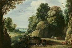 Landscape with Nymphs and Satyrs, 1623-Paul Brill Or Bril-Giclee Print