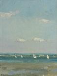 Boats at East Head II-Paul Brown-Framed Giclee Print