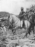 Negus of Ethiopia, Menelik II (1844-1913) at the Battle of Adowa, 1897-Paul Buffet-Framed Photographic Print