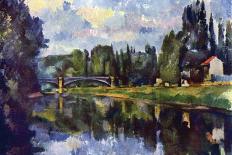 The Banks of the Marne at Creteil, circa 1888-Paul C?zanne-Giclee Print