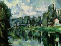 The Banks of the Marne at Creteil, circa 1888-Paul C?zanne-Giclee Print
