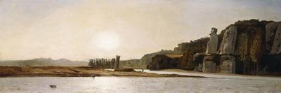 Sunrise on the Banks of the Durance at Mirabeau, 1865-Paul Camille Guigou-Giclee Print