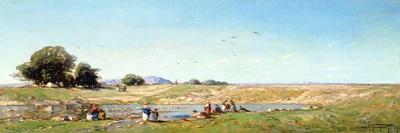 Landscape in Provence. View from Saint-Saturnin-D'Apt, 1867-Paul Camille Guigou-Giclee Print