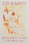 Madame Marthe Letellier Sitting on a Sofa, Holding a Fan, C.1895-Paul Cesar Helleu-Giclee Print