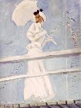 Madame Helleu on the Yacht Etoile-Paul Cesar Helleu-Giclee Print